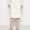 Boss Vevoka - Pencil Skirt - Open White -Boss Shop 02770d21206245a2a568014031c3a0d5