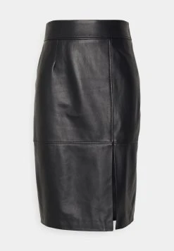 Boss Setora - Leather Skirt - Black -Boss Shop 067b4b7c36ce4de0901fb0bd9149e044