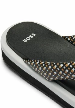 Boss Allie- T-Bar Sandals - Black Three -Boss Shop 080c52aeb6b34887bcacc5f0a271b9f7