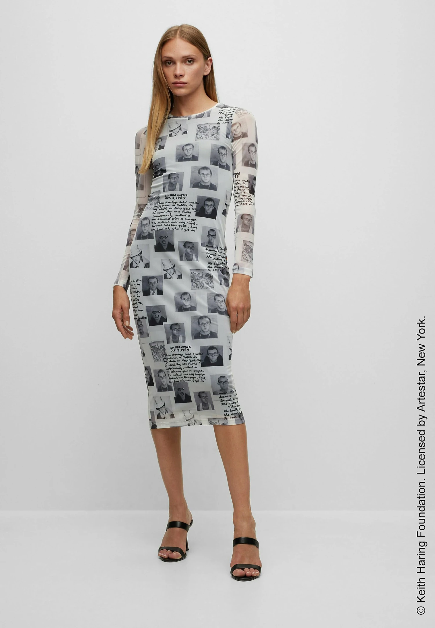 Boss Eith Haring - Shift Dress - Black One 3 Boss Eith Haring - Shift Dress - Black One