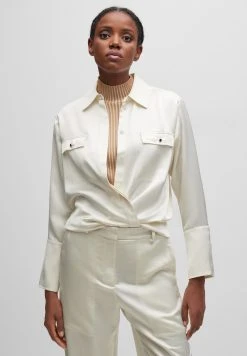 Boss Besatina - Summer Jacket - Open White -Boss Shop 083a8aa3a6494705979ff6834844c021