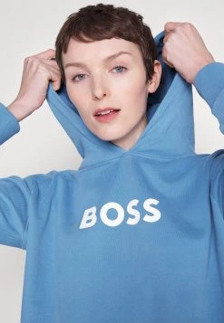 Boss Edelight - Hoodie - Open Blue -Boss Shop 0b87ff2f79c14749bf35b896cd9c4caa