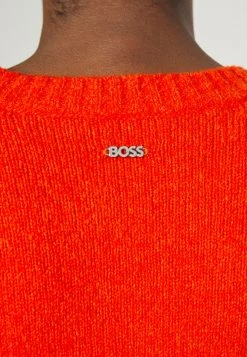 Boss Febisan Alpaca Wool Mix - Jumper - Bright Orange -Boss Shop 0b9e6e4bd7884209814b577c04b78860