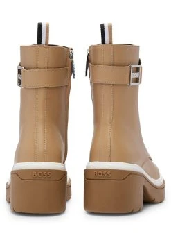 Boss Carol - Cowboy/Biker Ankle Boot - Medium Beige -Boss Shop 0c461194c20147b7be591fc8d81612d0