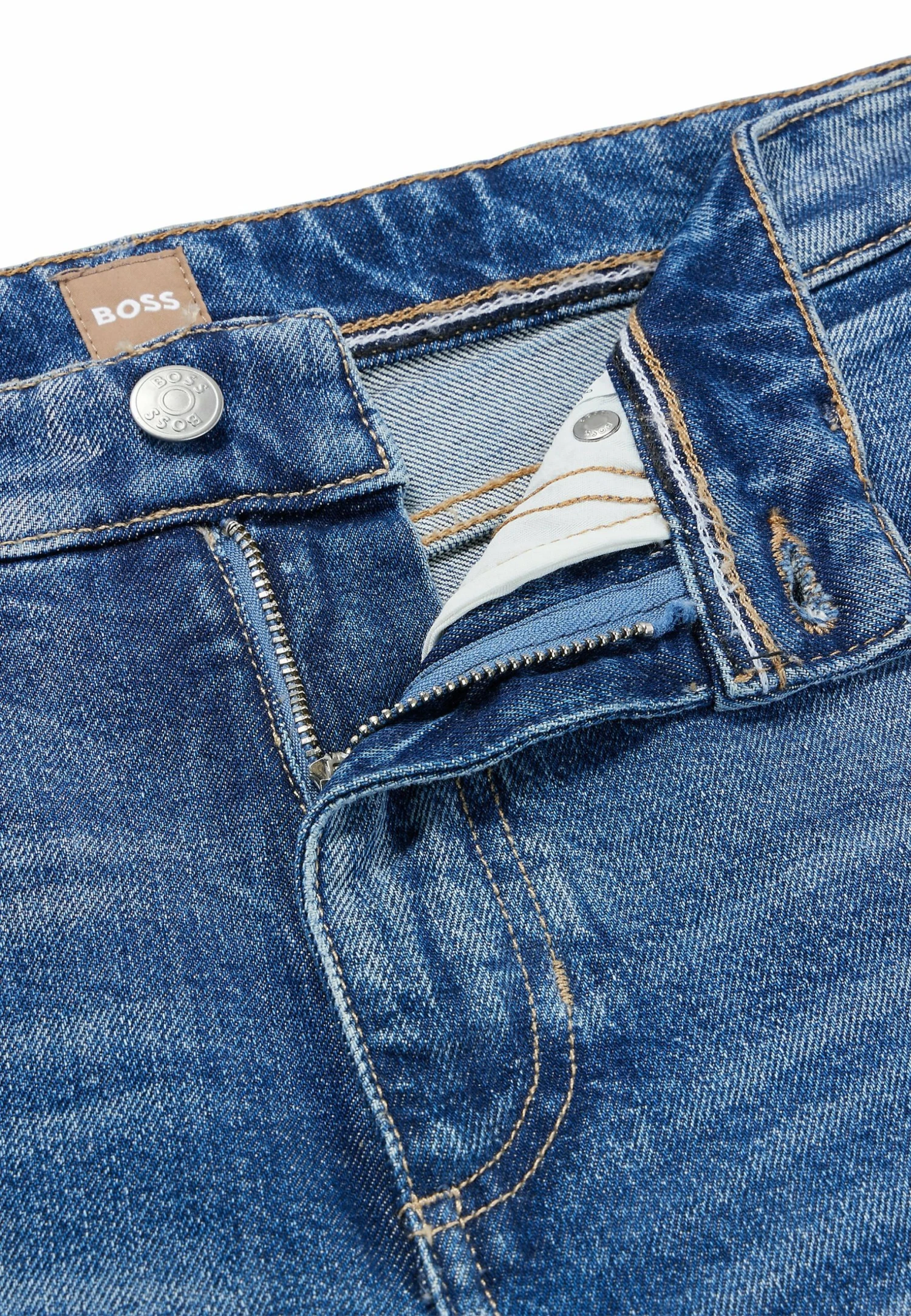 Boss Denim Shorts - Blue Ten 8 Boss Denim Shorts - Blue Ten - Image 6