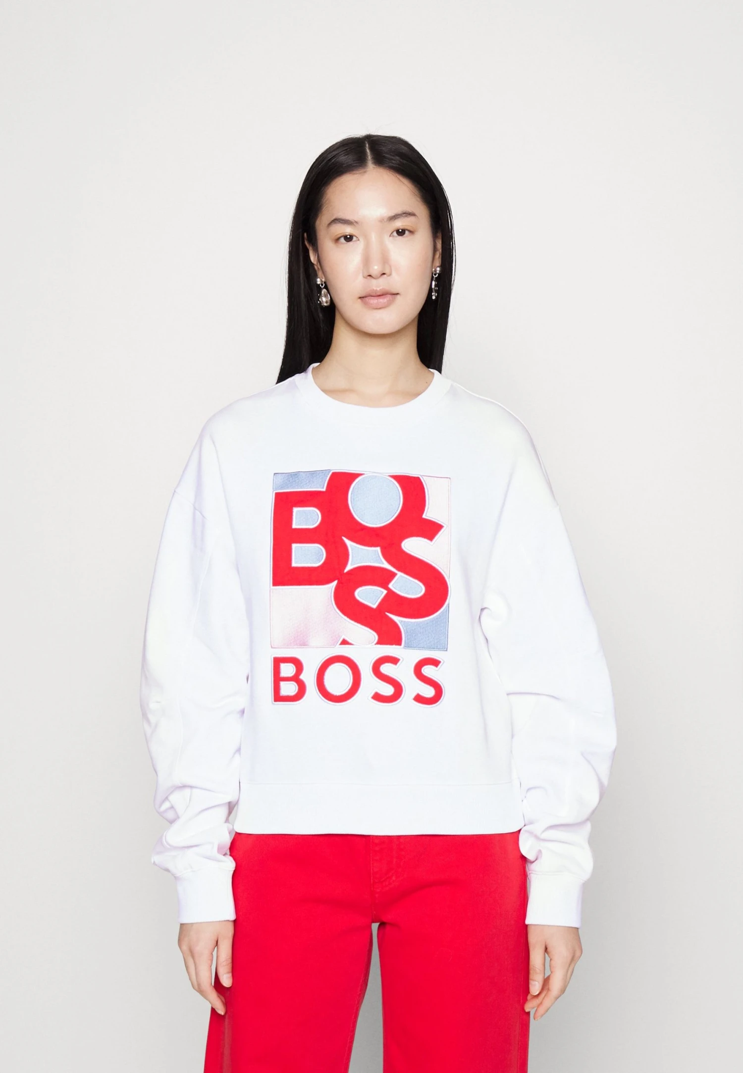 Boss Esinia Boxed - Sweatshirt - White 3 Boss Esinia Boxed - Sweatshirt - White