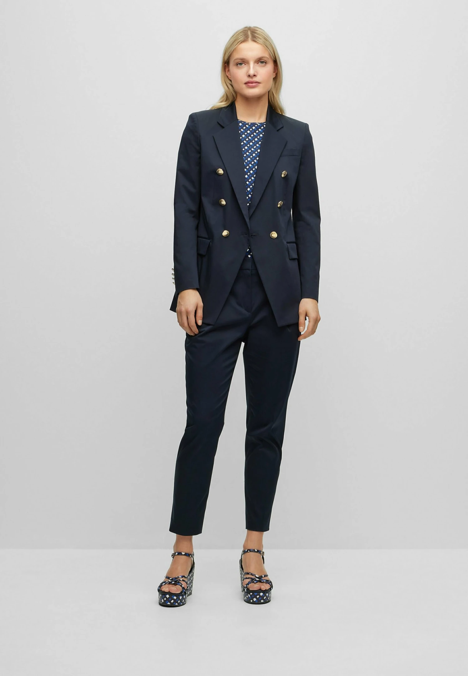 Boss Jatera - Blazer - Dark Blue Four 4 Boss Jatera - Blazer - Dark Blue Four - Image 2