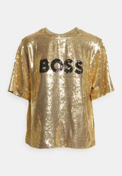Boss Epaloga - Print T-Shirt - Gold 12 Boss Epaloga - Print T-Shirt - Gold -Boss Shop 14c4f34bcccc4975ae826b2b2ad39a84