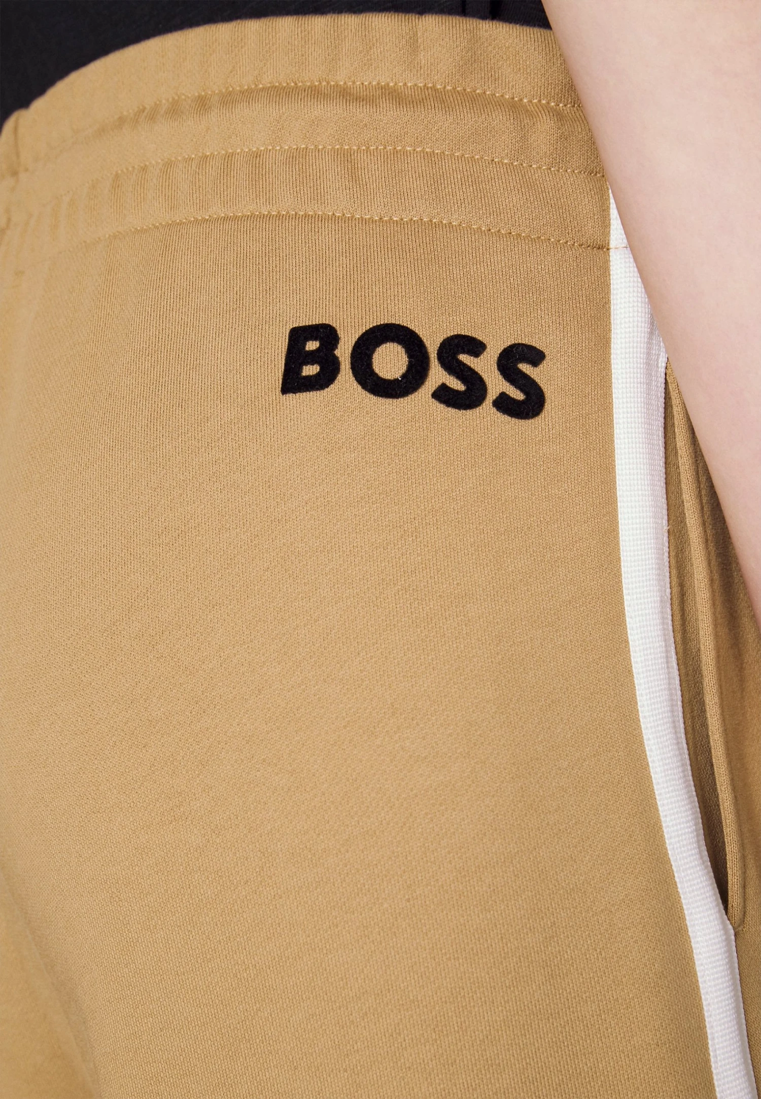 Boss Edoras - Tracksuit Bottoms - Medium Beige 7 Boss Edoras - Tracksuit Bottoms - Medium Beige - Image 5
