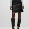 Boss Mini Skirt - Black One -Boss Shop 1f2c618511554ba6837fff897ebadf2c