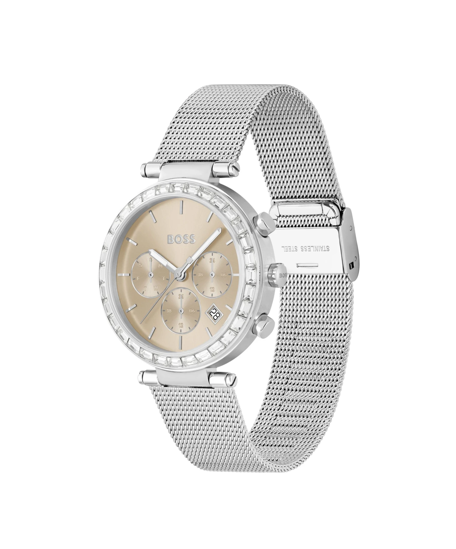 Boss Chronograph Watch - Silver Coloured 3 Boss Chronograph Watch - Silver Coloured