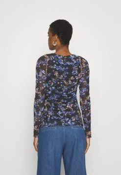 Boss Emeela - Long Sleeved Top - Multi Coloured/Beige -Boss Shop 1f6f89678ec64873aea1404535337cde