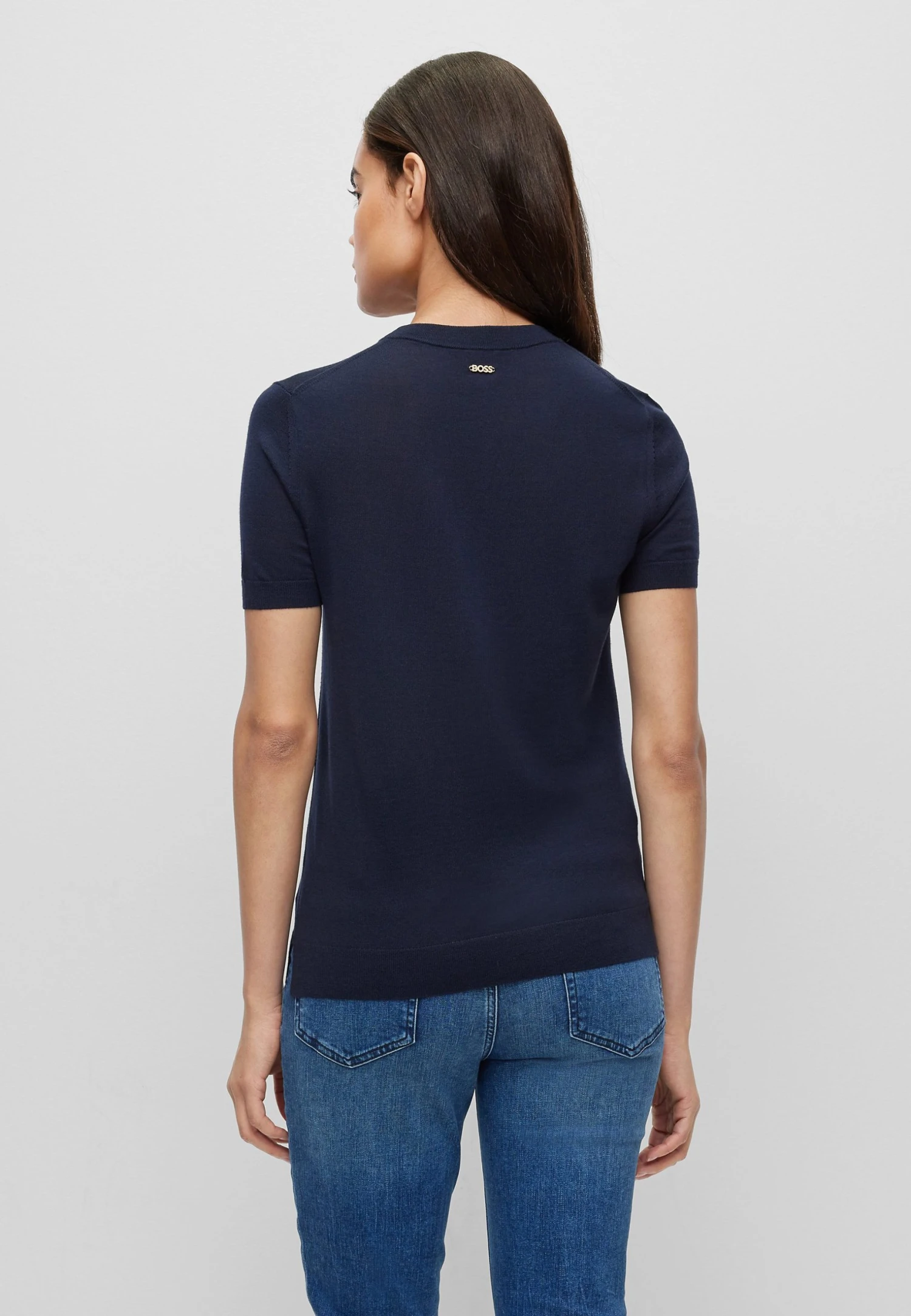 Boss Falyssiasi - Basic T-Shirt - Dark Blue 5 Boss Falyssiasi - Basic T-Shirt - Dark Blue - Image 3