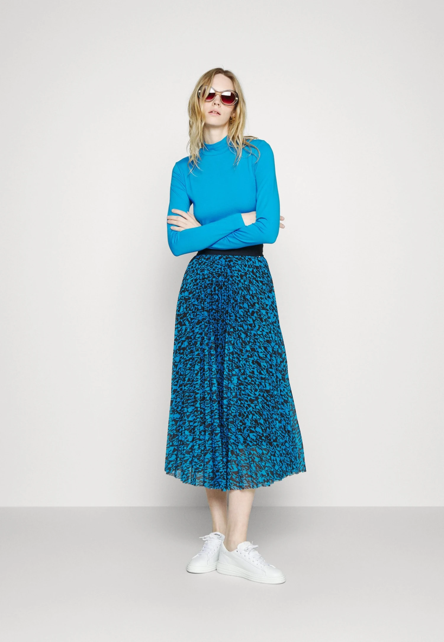 Boss Emata - Long Sleeved Top - Bright Blue 4 Boss Emata - Long Sleeved Top - Bright Blue - Image 2