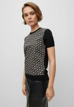 Boss Fordana - Print T-Shirt - Patterned -Boss Shop 22ba5058053845ca92e2b991c2f17bb3