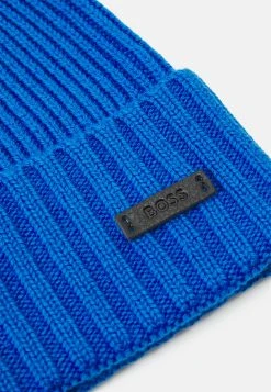 Boss Fati - Beanie - Bright Blue -Boss Shop 23faaf7a00094f6194972ec6a0276ce4