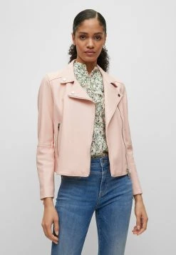 Boss Leather Jacket - Pink Sixteen