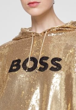 Boss Esoca - Sweatshirt - Gold-Coloured -Boss Shop 259649c6e94d4a02825f7b6516c6e5d8