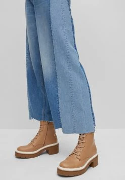 Boss Carol - Cowboy/Biker Ankle Boot - Medium Beige