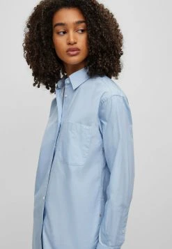 Boss C_Bostucci - Button-Down Blouse - Light Blue -Boss Shop 272a00912d144dec864792383c622280