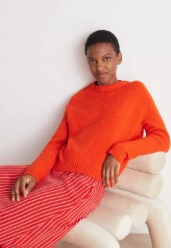 Boss Febisan Alpaca Wool Mix - Jumper - Bright Orange