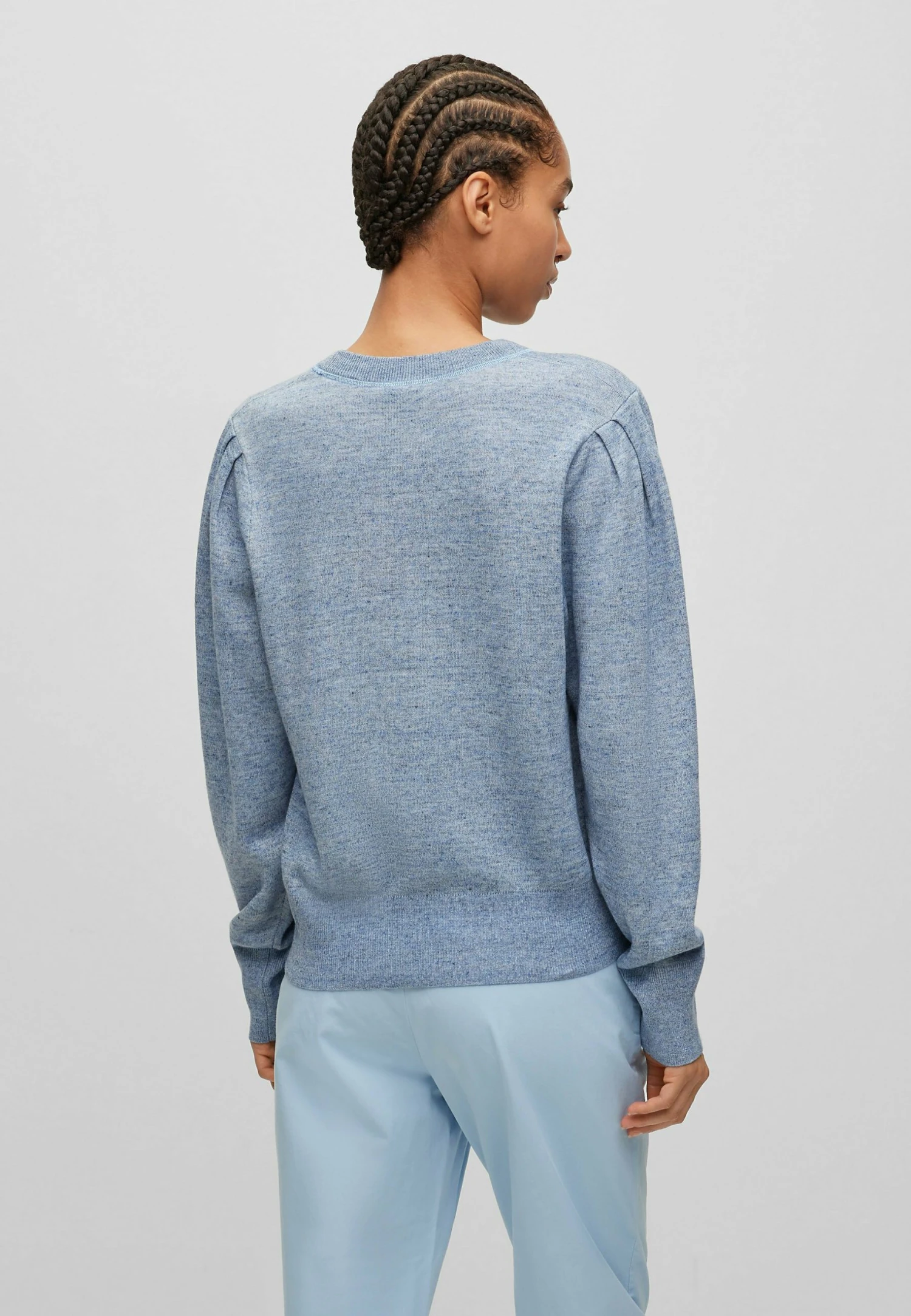 Boss Filia - Jumper - Hellblau Eins 5 Boss Filia - Jumper - Hellblau Eins - Image 3