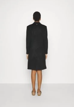 Boss Catara Wool And Cashmere Mix - Classic Coat - Black -Boss Shop 29d7f8de6e6446a5846f0975c22be4fa