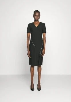 Boss Duzira Asymmetrical Zip Detail Business Dress - Shift Dress