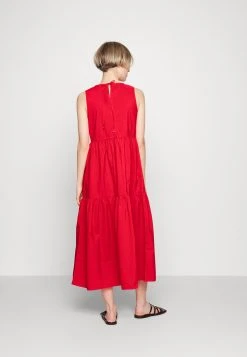Boss Ditesta - Maxi Dress - Open Red -Boss Shop 2ebad440cf3d41b88fad3f4b257b594a