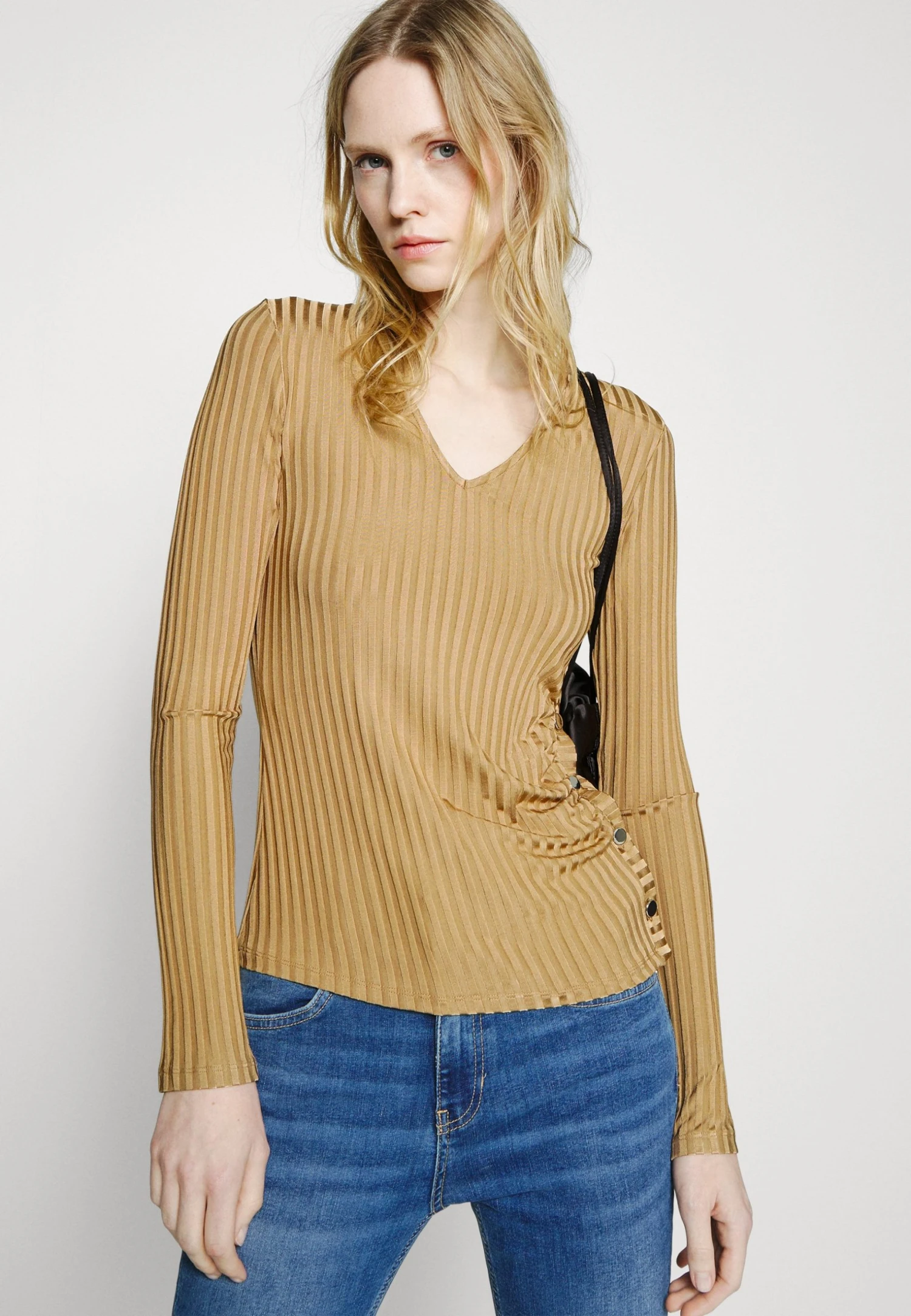Boss Eruna - Long Sleeved Top - Medium Beige 7 Boss Eruna - Long Sleeved Top - Medium Beige - Image 5