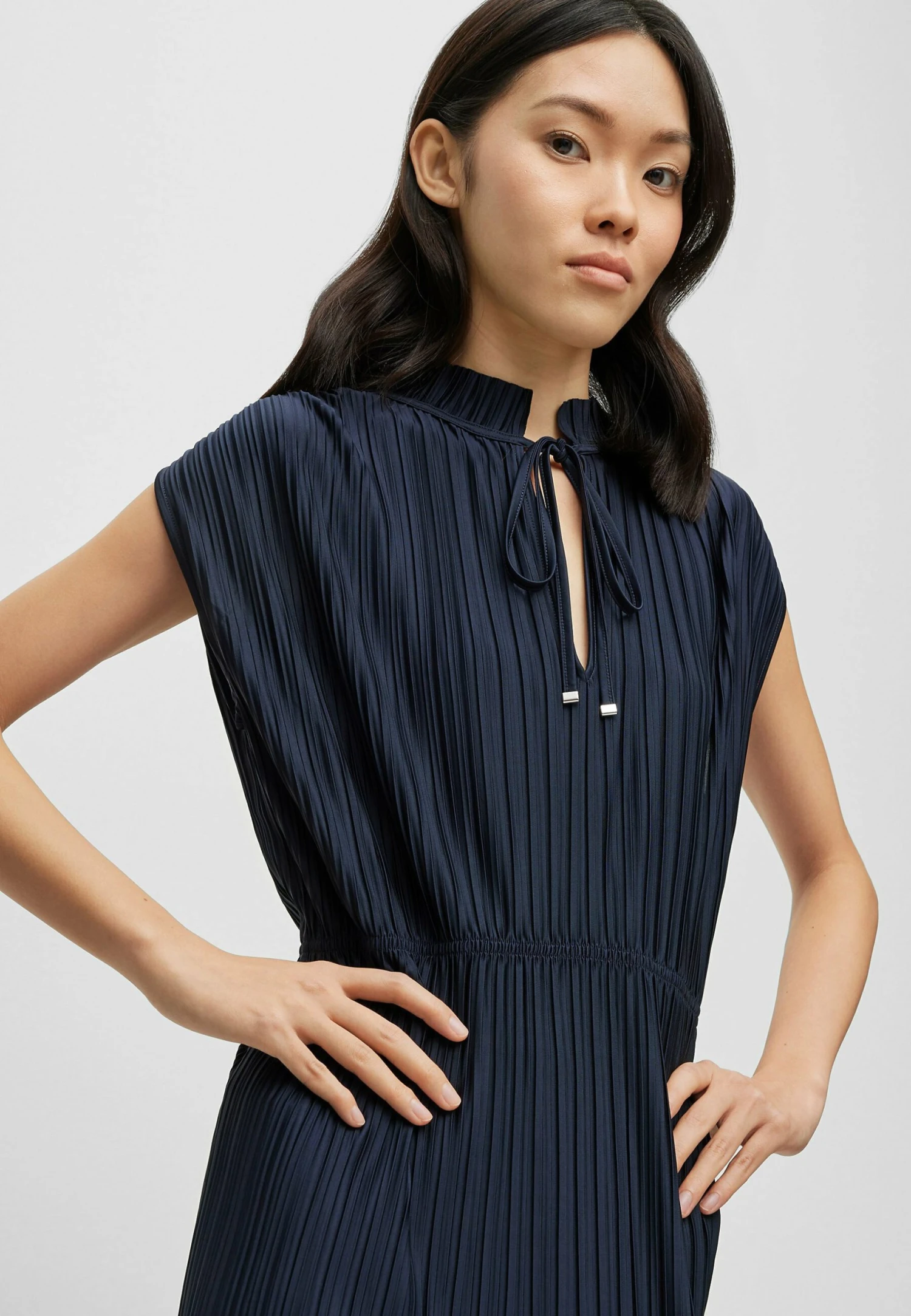 Boss Emals - Day Dress - Dark Blue Four 5 Boss Emals - Day Dress - Dark Blue Four - Image 3