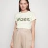 Boss Eventsa Logo - Print T-Shirt - Open White