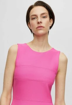 Boss Deca - Shift Dress - Pink One -Boss Shop 340b6f9241bb4048b1403f4af4d5fba5