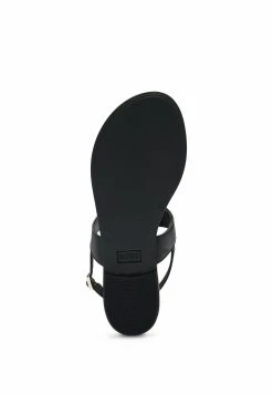 Boss Jo Flat- T-Bar Sandals - Black One 10 Boss Jo Flat- T-Bar Sandals - Black One -Boss Shop 350ce58a9013467986022c52803a89d3