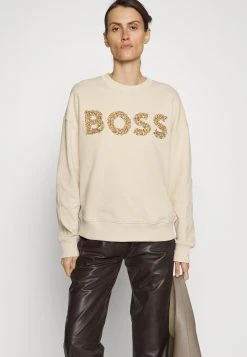 Boss Ecaisa Logo - Sweatshirt - Open Yellow -Boss Shop 39e9040ec01549e1af12f6fcca2c07df