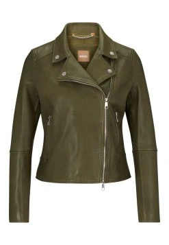Boss Csaleli3 - Leather Jacket - Dark Green 13 Boss Csaleli3 - Leather Jacket - Dark Green -Boss Shop 3e2b5a01d9fc43b5aafa46b62da0dac3