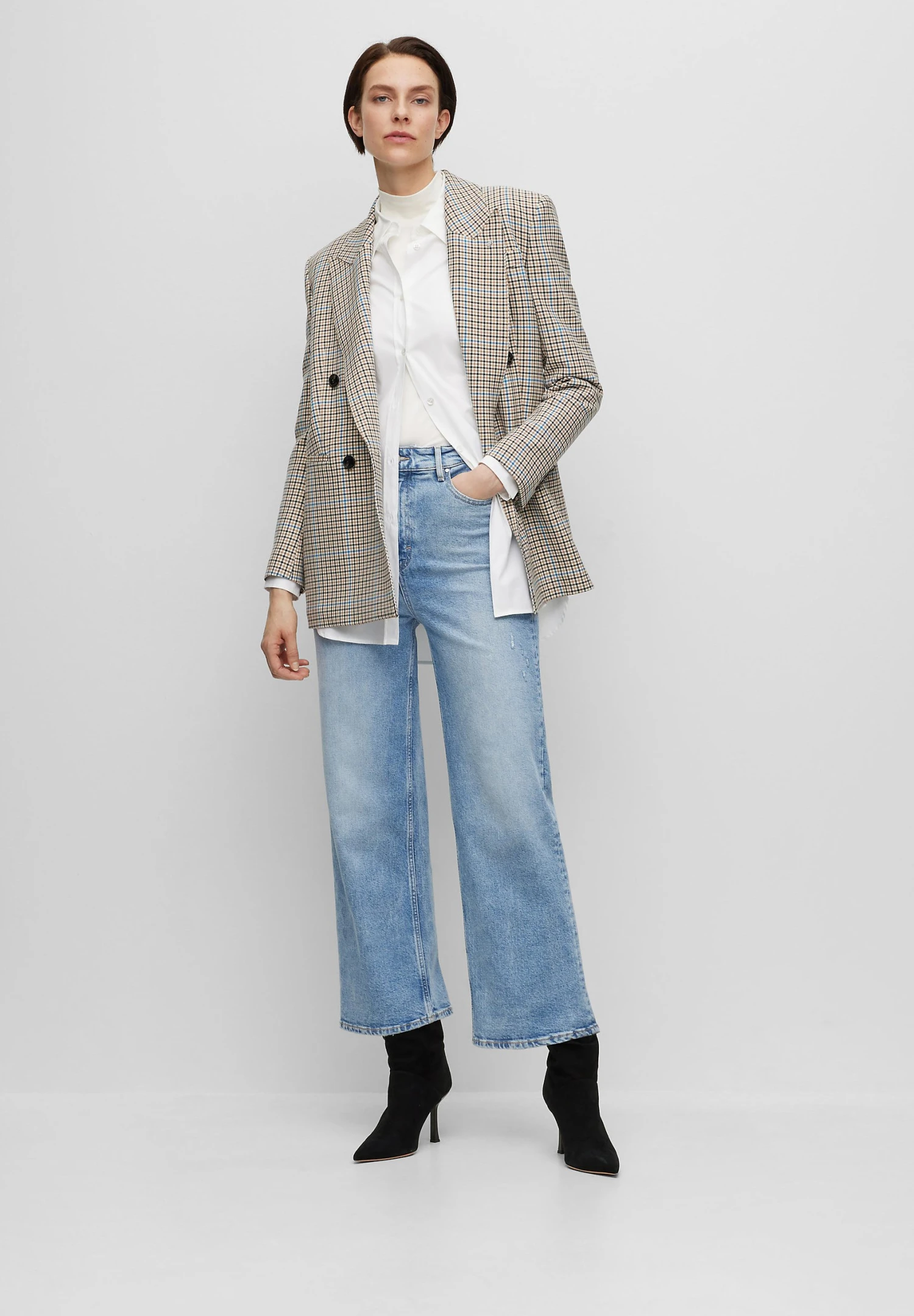 Boss Marlene Hr C - Relaxed Fit Jeans - Light/Pastel Blue 4 Boss Marlene Hr C - Relaxed Fit Jeans - Light/Pastel Blue - Image 2