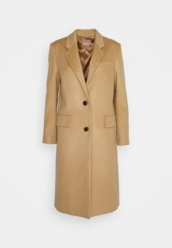 Boss Catara Wool And Cashmere Mix - Classic Coat - Medium Beige -Boss Shop 41a1a381ad2148348807493537d92e35