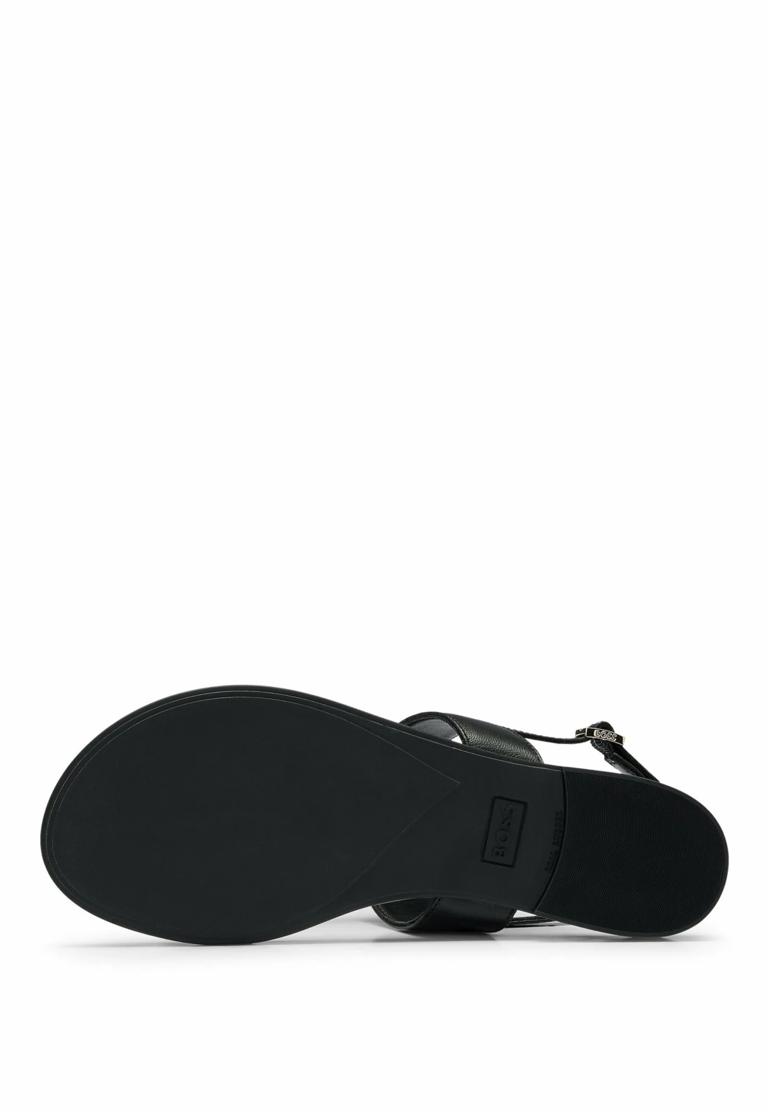 Boss Jo Flat- T-Bar Sandals - Black One 8 Boss Jo Flat- T-Bar Sandals - Black One - Image 6