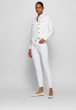 Boss C Ematite Cotton Mix Top - Top - White -Boss Shop 41e81a6a972a429e91c83a95fb9084d0