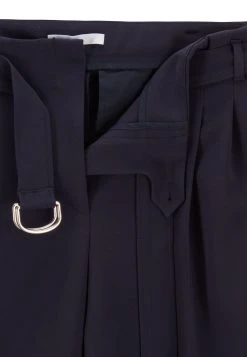 Boss Tapia Smart Trousers With Belt - Trousers - Open Blue -Boss Shop 43f84661f47446d381eef30c0716d686