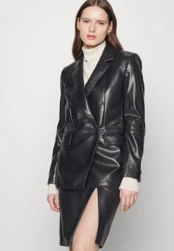 Boss Setora - Leather Skirt - Black -Boss Shop 4546333a92b241f9b2e7ec78d38d1849