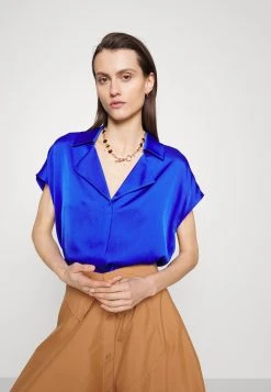 Boss Button-Down Blouse - Bright Blue -Boss Shop 479297f71ac446068931c588319e2155