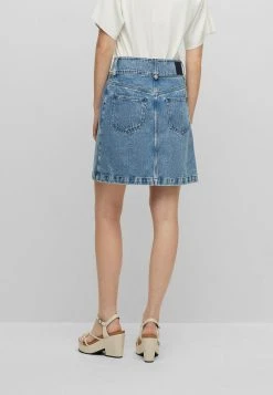 Boss Denim Skirt - Dark Blue Twelve -Boss Shop 485e42012ccd45afbf0a8fb875261a16