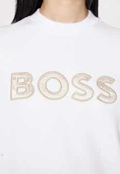 Boss Ecaisa Logo - Sweatshirt - White 11 Boss Ecaisa Logo - Sweatshirt - White -Boss Shop 48b687ed8704472dafdbfda759818f2c