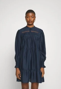 Boss Dabaca Lace Detail - Day Dress - Dark Blue