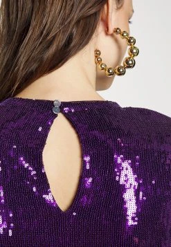 Boss Esilca - Cocktail Dress / Party Dress - Dark Purple -Boss Shop 4a375410250f491f9949a16c9e6115cc