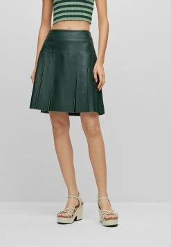 Boss Setena - Pleated Skirt - Open Green Nineteen