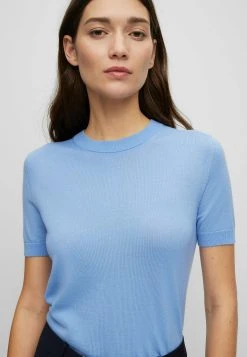 Boss Falyssiasi - Basic T-Shirt - Open Blue Twelve -Boss Shop 4cd8bfb04ba6477e972f7342b3944057