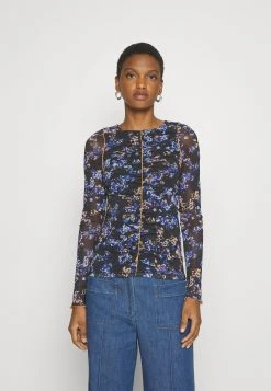 Boss Emeela - Long Sleeved Top - Multi Coloured/Beige -Boss Shop 4fcab93fa46e4025ae4316d9e22d61bc